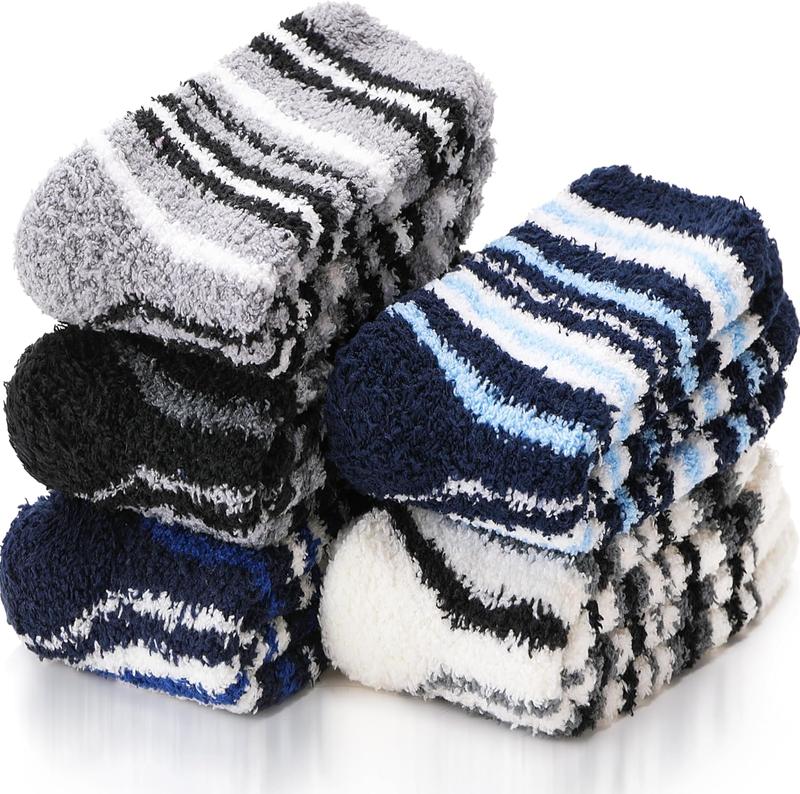 Fuzzy Socks Warm Winter Slipper Fluffy Sleep Cozy Comfy Cabin Socks for Mens Womens