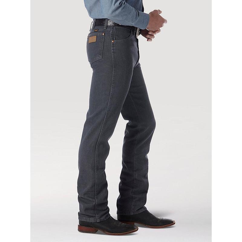 Wrangler Cowboy Cut Slim Fit 100% Cotton Charcoal