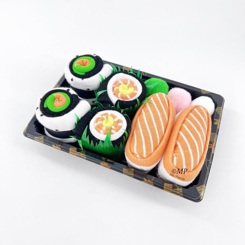 Sushi Socks, 3 Pairs Fun Socks, Unique NoveltyFunny Socks for Men and Women, Sushi Lovers,Birthday, Thanksgiving Christmas Gift ldeaMenswear