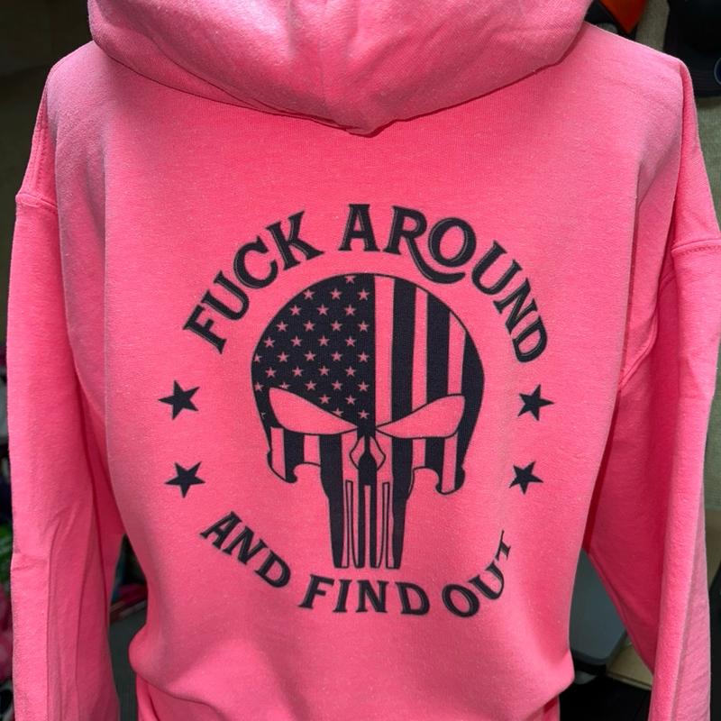 “F around and find out” unisex hoodie