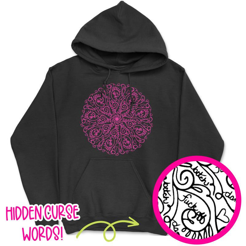 Curse Word Mandala Hoodie