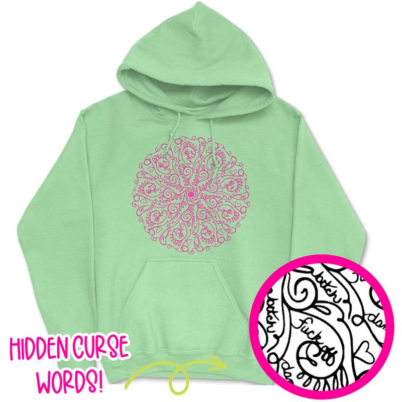 Curse Word Mandala Hoodie