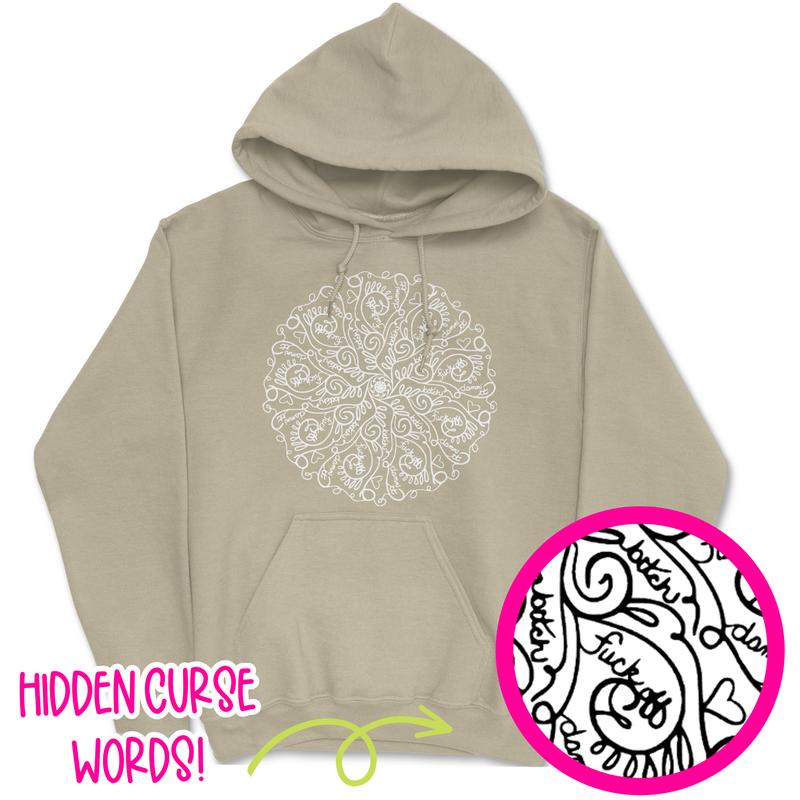 Curse Word Mandala Hoodie