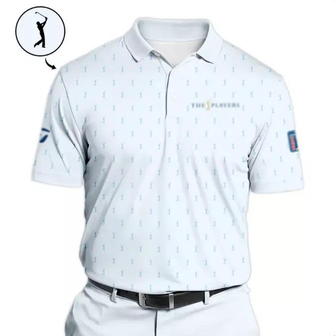 Golf Light Blue THE PLAYERS Championship Tayl0r Mad.e 3D Print Polo Shirt