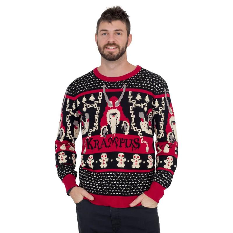 Krampus Knit Ugly Christmas Sweater