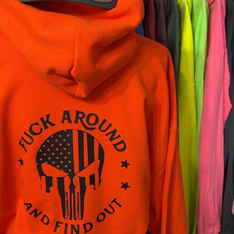 “F around and find out” unisex hoodie