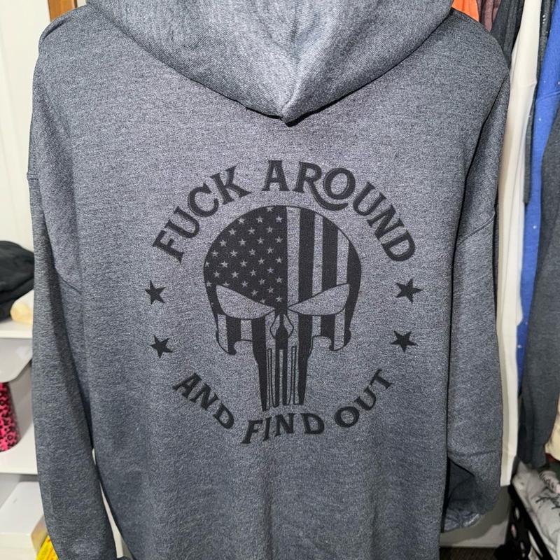 “F around and find out” unisex hoodie