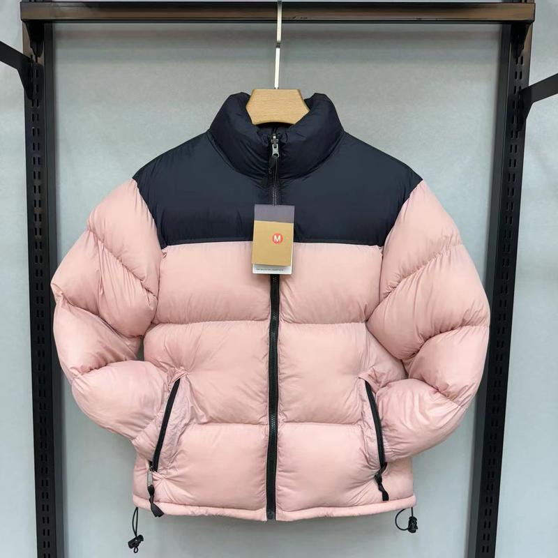 North 1996 stand collar windproof can be accommodated down jacket winter men and women with no hat casual zip polo sweater casual jacket outdoor activity menswear top slim fit