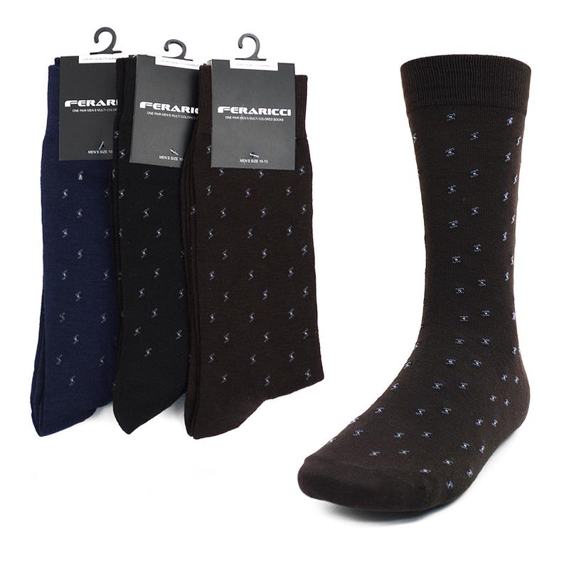 12 Pair Pack Men's Classics Dress Socks