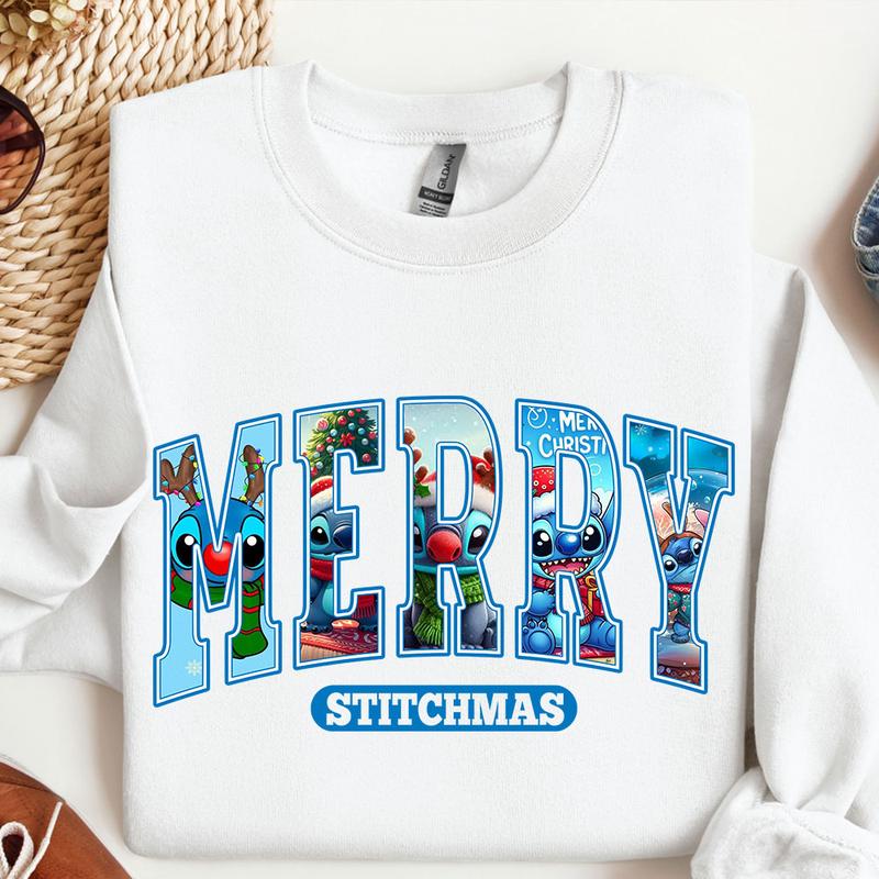 Merry Christmas Crewneck Sweatshirt - Unisex Cotton Blend Fabric - Comfort Classic Menswear