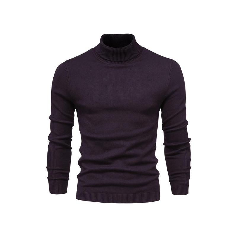 All Match Best Sellers Autumn Winter Sweater Men Solid Turtleneck Sweaters