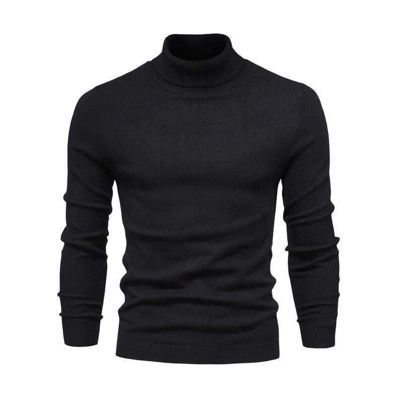 All Match Best Sellers Autumn Winter Sweater Men Solid Turtleneck Sweaters