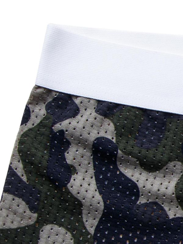 Men's Camo Print Contrast Binding Boxer Brief, Breathable Comfy Underwear for Daily Wear, Casual Men's Underwear for All Seasons, Boyfriend Gifts