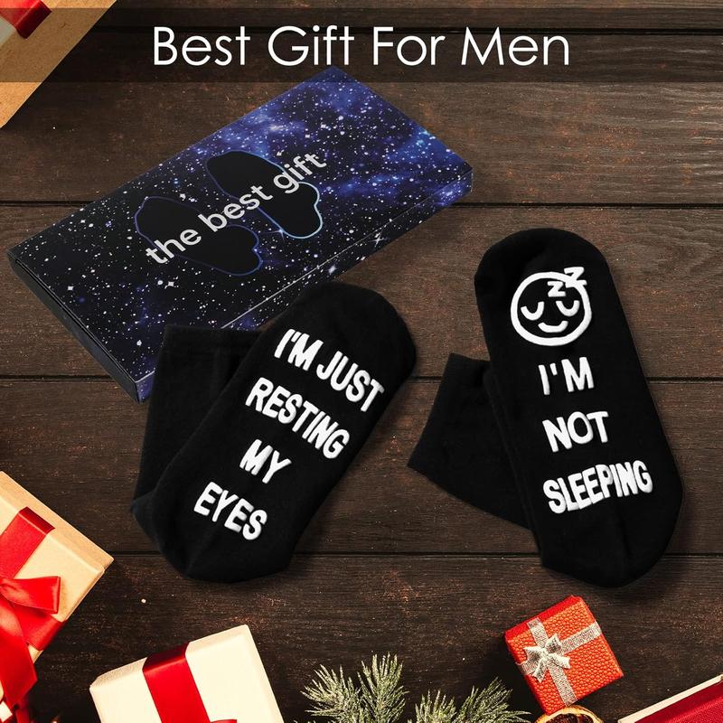 Birthday Gifts for Men Dad Father Husband Grandpa Mens Socks Gifts For Him,Funny Socks Gift Ideas for Fathers Day