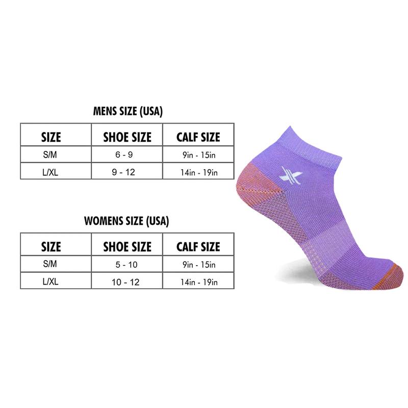 Extreme Fit Copper-Infused Ankle Socks - Odor Control & Perfect for Active Lifestyles Fabric Menswear