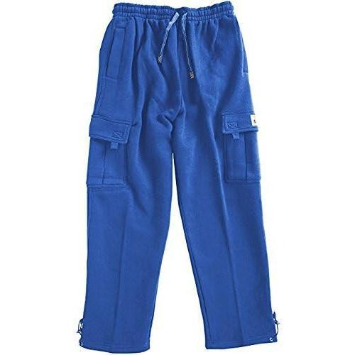 Pro Club Men's Cargo Sweatpants Cotton Casual SSK Menswear Pocket