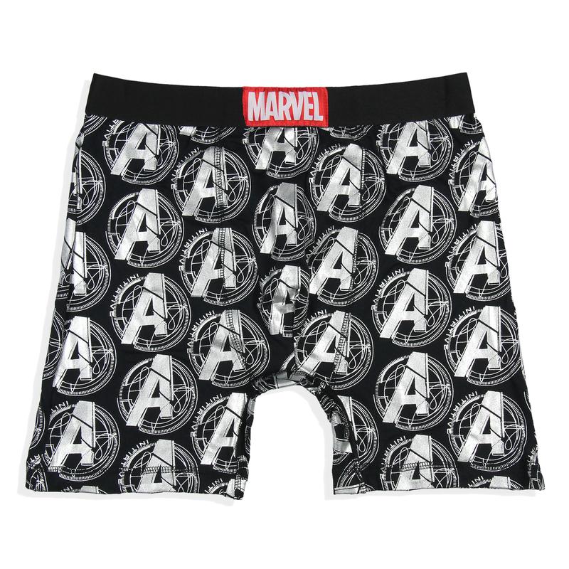 Marvel Mens' 2 Pack The Avengers Comic Boxers Underwear Boxer Briefs