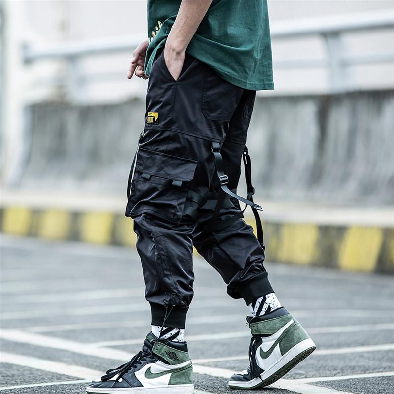 Niepce Black Techwear Joggers Kaisha Japanese Streetwear Cyberpunk Pants