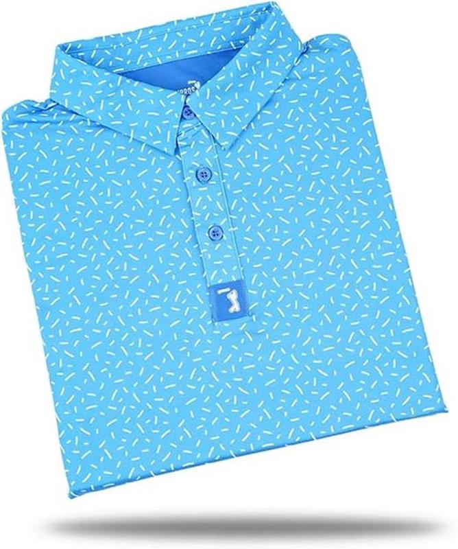 Bogey Bros: Funny Golf Polo Shirts with 4 Way Stretch & UPF 50 Protection for Men - Short Sleeve Golf Polos