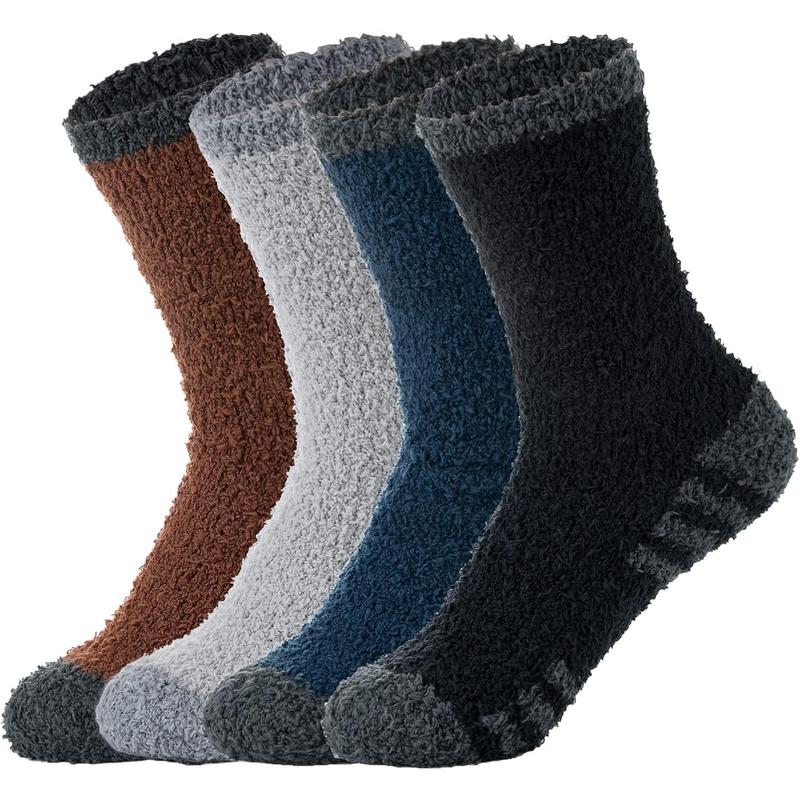 Fuzzy Socks Cozy Fluffy Warm Socks for Men Super Soft Winter Indoors Home Sleeping Christmas Socks