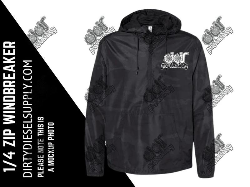 Dirty Diesel Supply Black Camo Windbreaker Menswear Jacket Long Sleeve Casual Stylish Coats Love Tops