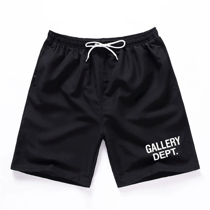 GALLERY DEPT shorts Classic letter casual shorts logo sports pants men and women beach shorts drawstring ice silk quick-drying shorts