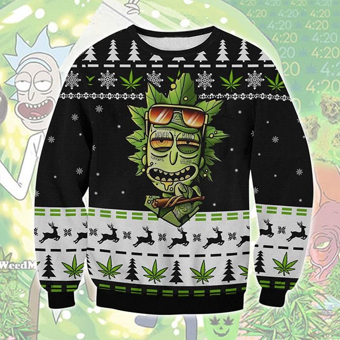 Marijuana Rick Ugly Sweater