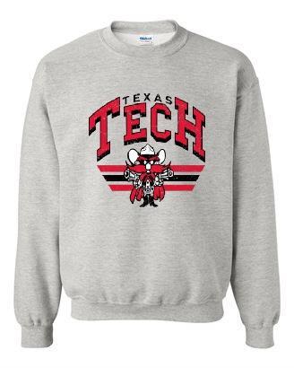 Retro College Football Mascot Crewneck Sweatshirt, Underwear Tops, Unisex Crewneck For Men For women Crewneck Man Menswear Hoodie