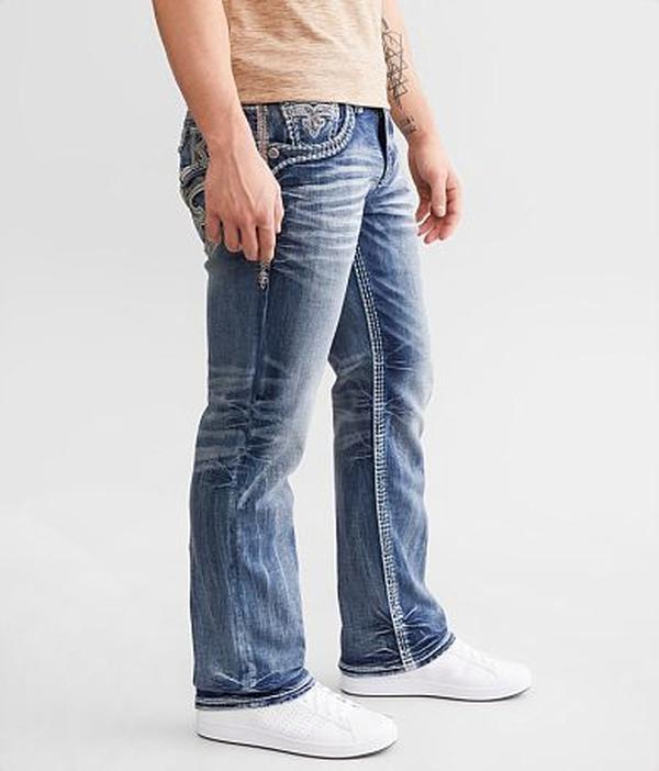 Vintage Rock Revival y2k jeans with UNIQUE embroidery, Men's jeans, Y2K jeans, 2000s jeans