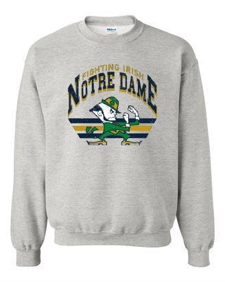 Retro College Football Mascot Crewneck Sweatshirt, Underwear Tops, Unisex Crewneck For Men For women Crewneck Man Menswear Hoodie