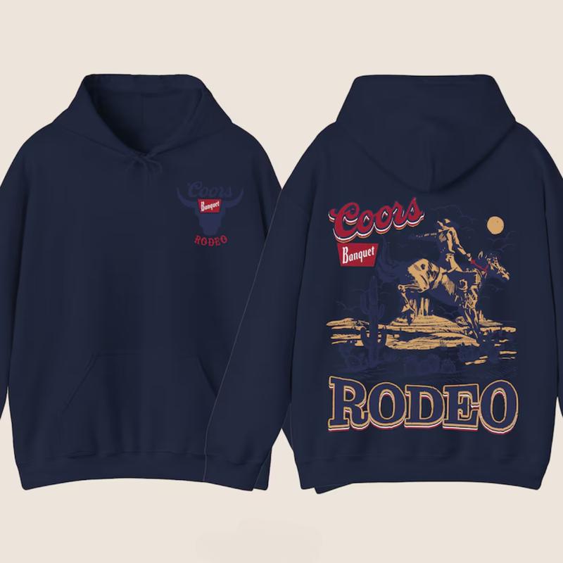 Coors Western Cowboy Hoodie, Vintage 90s Graphic Western Hoodie, Retro Coors Unisex Hoodie