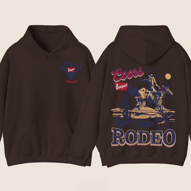 Coors Western Cowboy Hoodie, Vintage 90s Graphic Western Hoodie, Retro Coors Unisex Hoodie