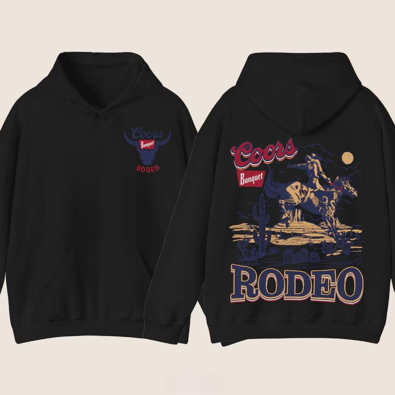 Coors Western Cowboy Hoodie, Vintage 90s Graphic Western Hoodie, Retro Coors Unisex Hoodie