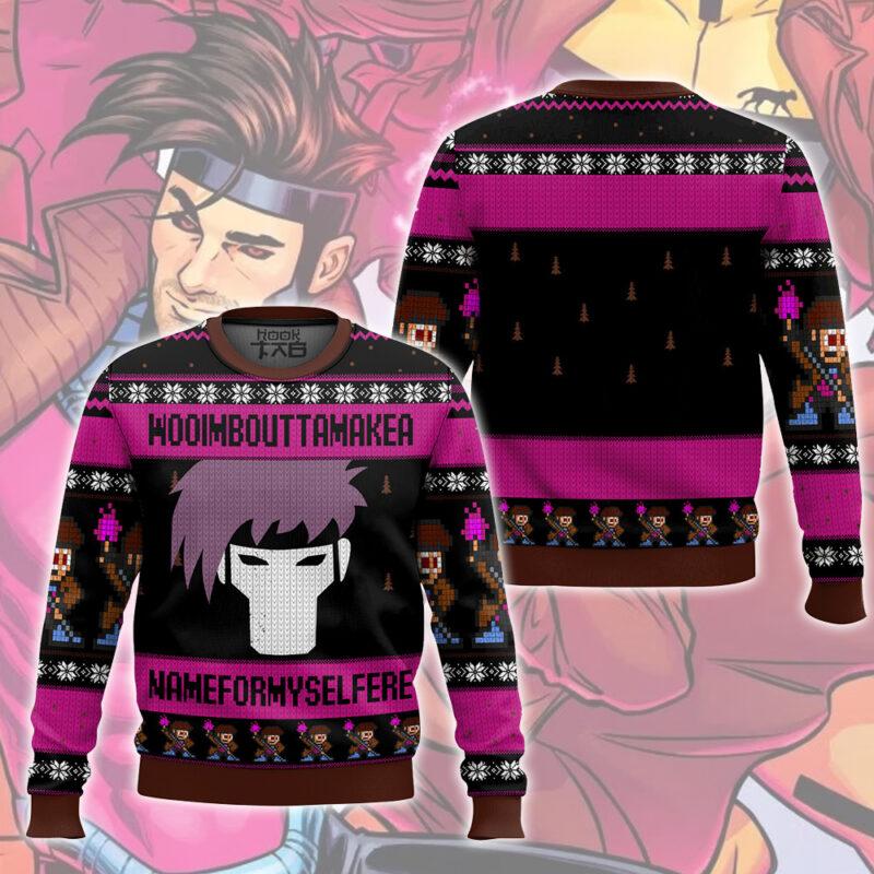 Gambit Make a name for myself Ugly Sweater