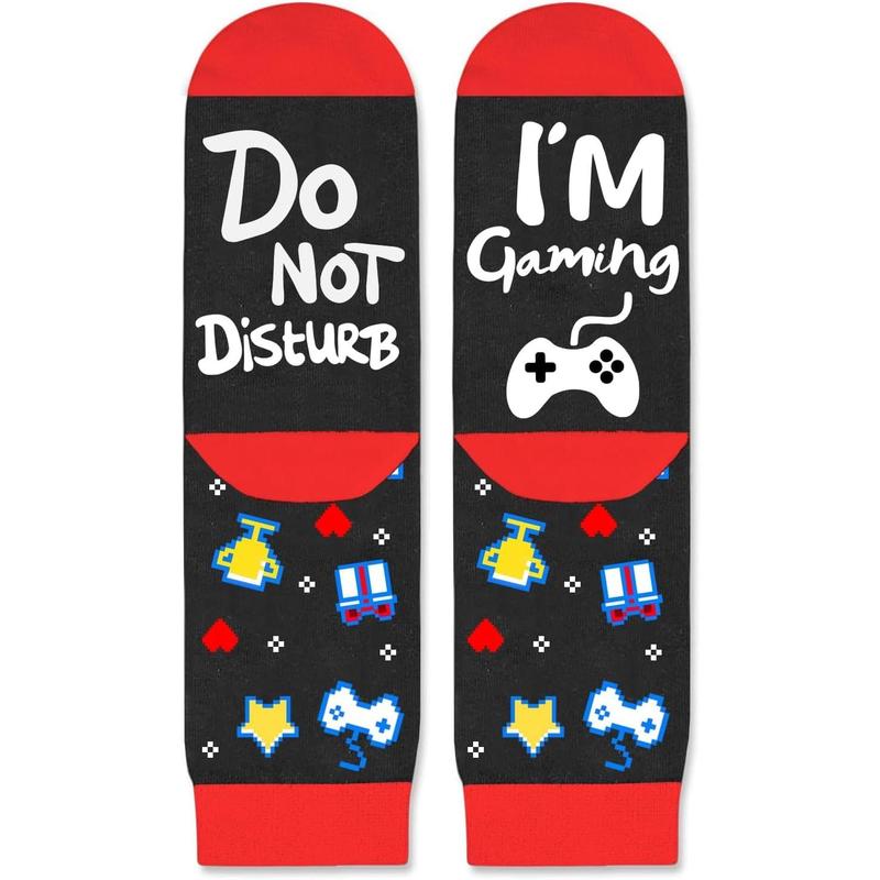 Christmas Stocking Stuffers For Teen Boys Novelty Gaming Socks Funny Christmas Gifts Video Game Socks For Man