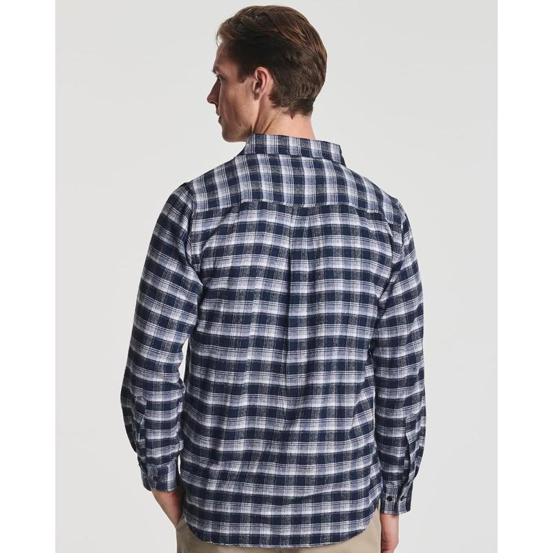 3 Pack: Men's Long-Sleeve Flannel Button Down Plaid Casual Shirt (Available in Big & Tall)