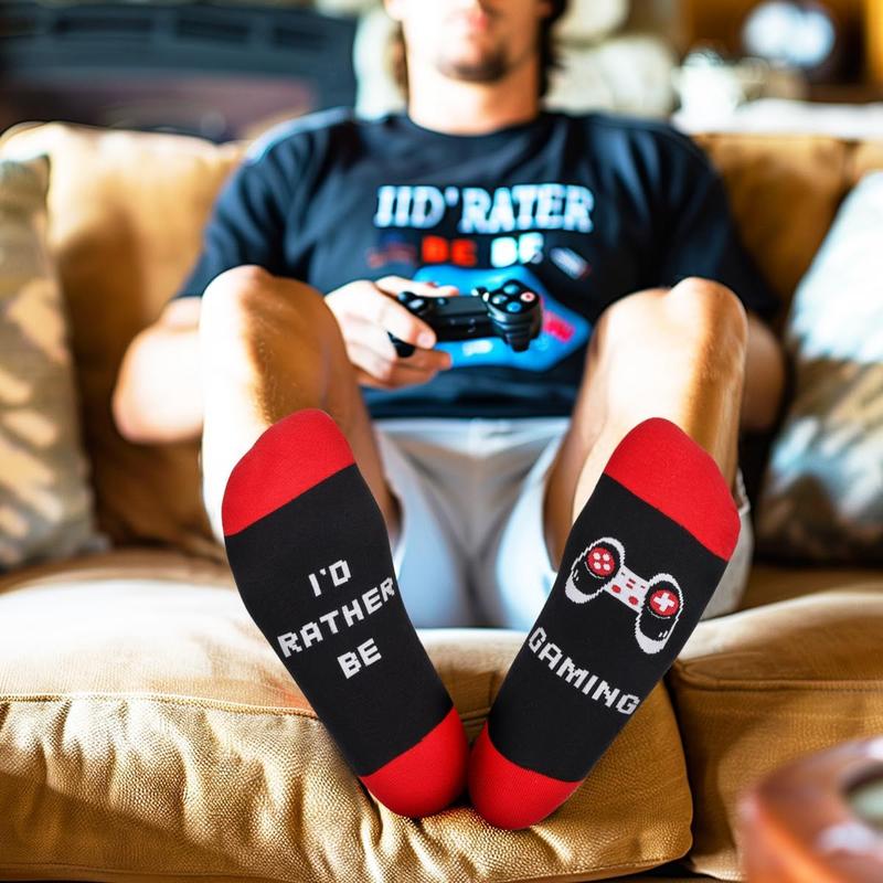 I'd Rather Be Funny Socks - Novelty Cool Socks for Men Women Teens Stocking Stuffers Gifts