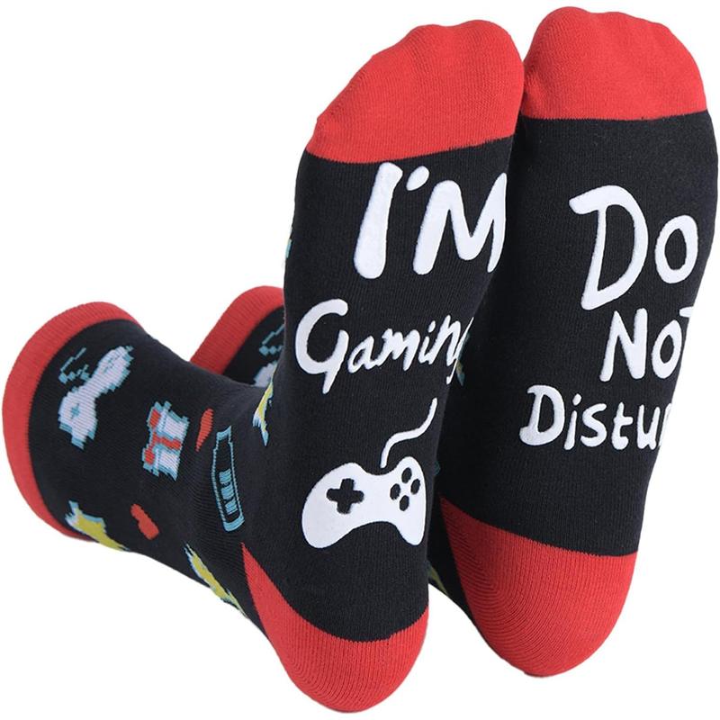 Christmas Stocking Stuffers For Teen Boys Novelty Gaming Socks Funny Christmas Gifts Video Game Socks For Man