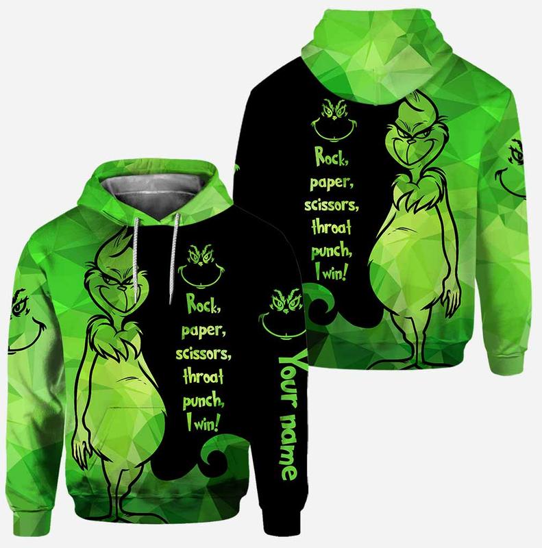 Rock Paper Scissors I Win - Personalized Hoodie and Leggings 1