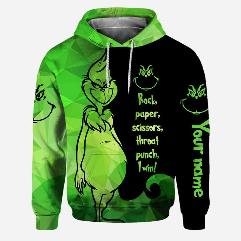 Rock Paper Scissors I Win - Personalized Hoodie and Leggings 1