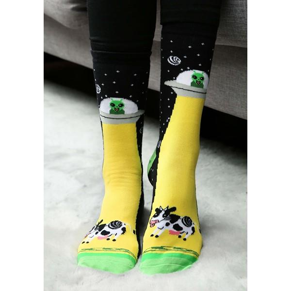 Alien Abduction Socks