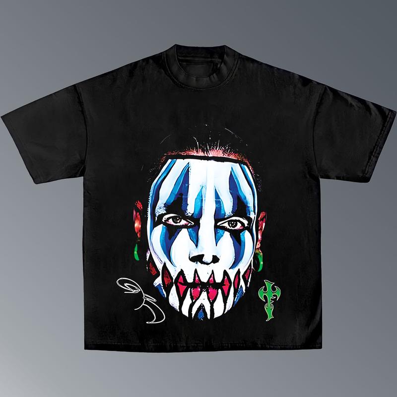 JEFF HARDY Wrestling Tee, Wrestling Graphic Tee, WWE Shirt, MMA Shirt, Sports T-shirt, Athlete Shirt, Wrestling Gift, Gift for Him Gift For Her Hoodie Sweatshirt  Streetwear