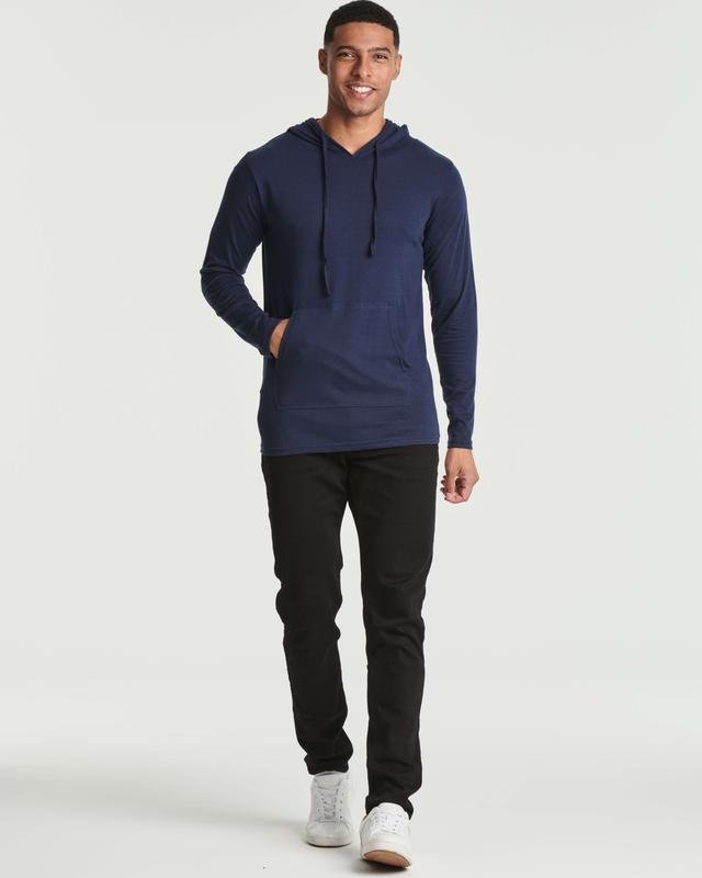 3 Pack: Men's Cotton Lightweight Casual Pullover Drawstring Hoodie With Pocket (Available In Big & Tall)