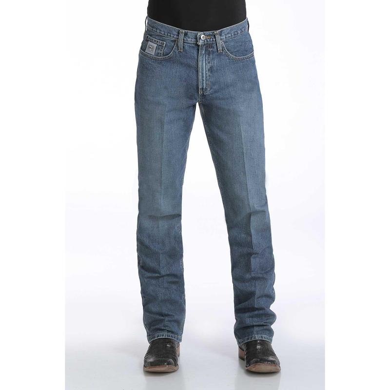 Cinch Men's Silver Label Jean - Medium Stonewash