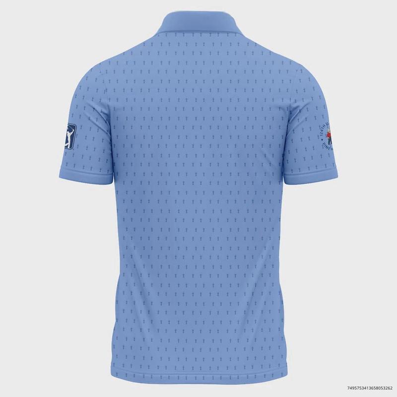 Golf Pattern Cup Blue 124th U.S. Open Pinehurst Pinehurst T1tleist Polo Shirt Style Classic