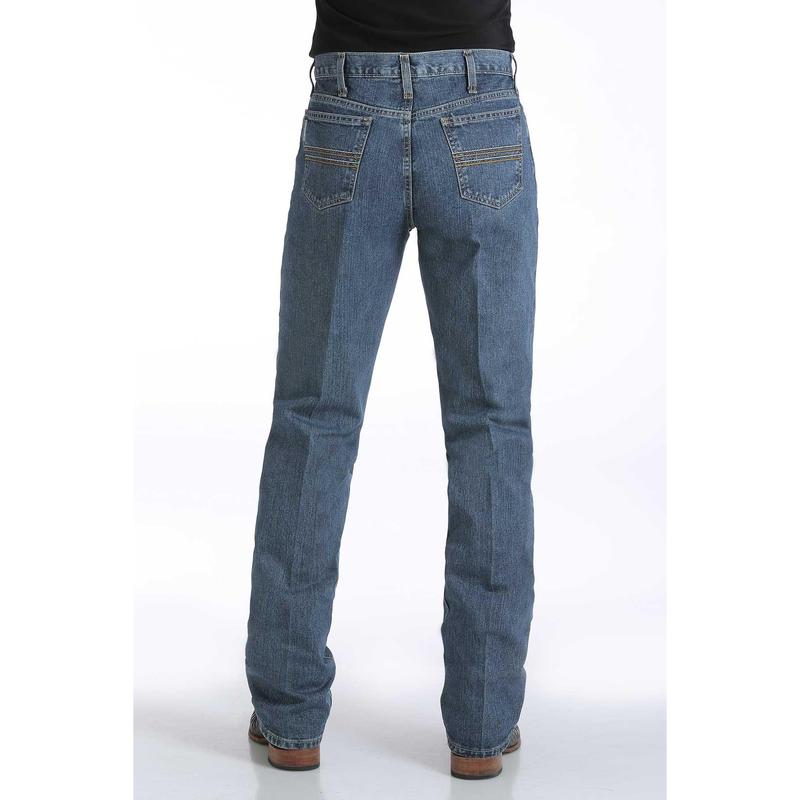 Cinch Men's Silver Label Jean - Medium Stonewash