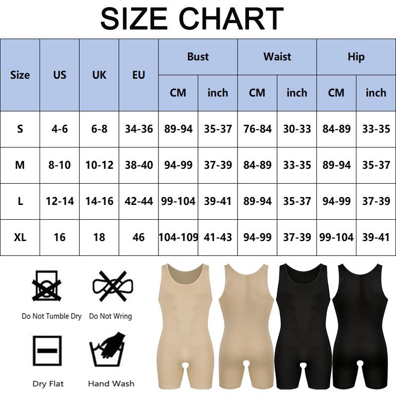 Men's Shapewear Tank Top ,Men Full Body Shaper Tummy Control Sleeveless Bodysuit ,Men One-Piece Shapewear For Indoor Outdoor Menswear Underwear