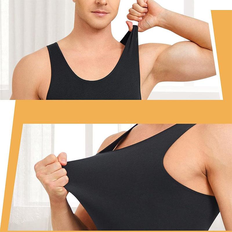 Men's Shapewear Tank Top ,Men Full Body Shaper Tummy Control Sleeveless Bodysuit ,Men One-Piece Shapewear For Indoor Outdoor Menswear Underwear