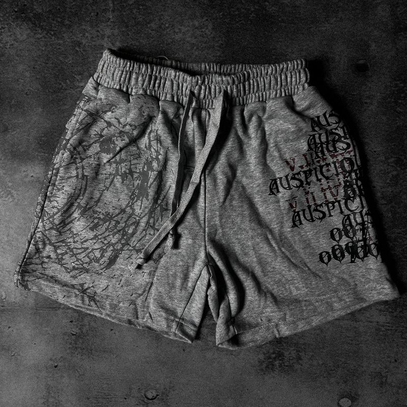 BARBARIAN SHORTS - MENS VINTAGE STREETWEAR GYM Cotton Menswear Soft Cloth