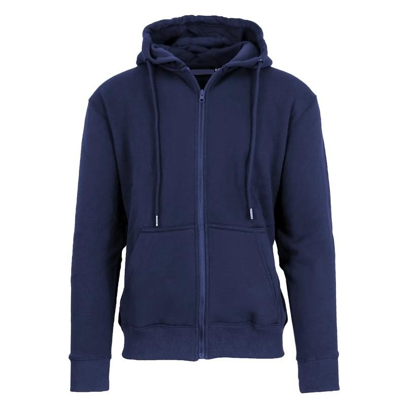 3 PACK: Men's Heavyweight Fleece Lined Full Zip Hoodie Sweatshirt With Pockets casual hoodie